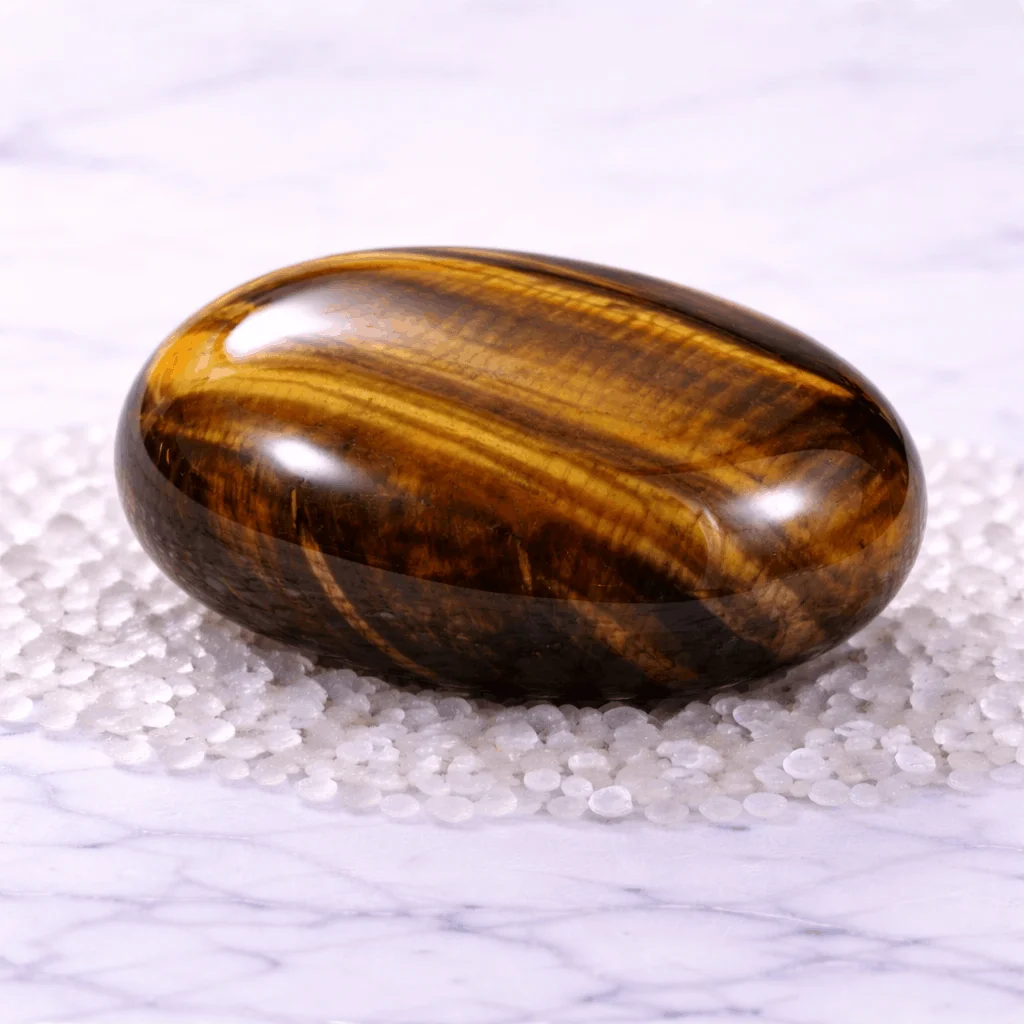 TIGER EYE PALM STONE